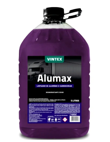 ALUMAX - LIMPADOR DE ALUMUNIO E CARROCERIAS 5 LITROS